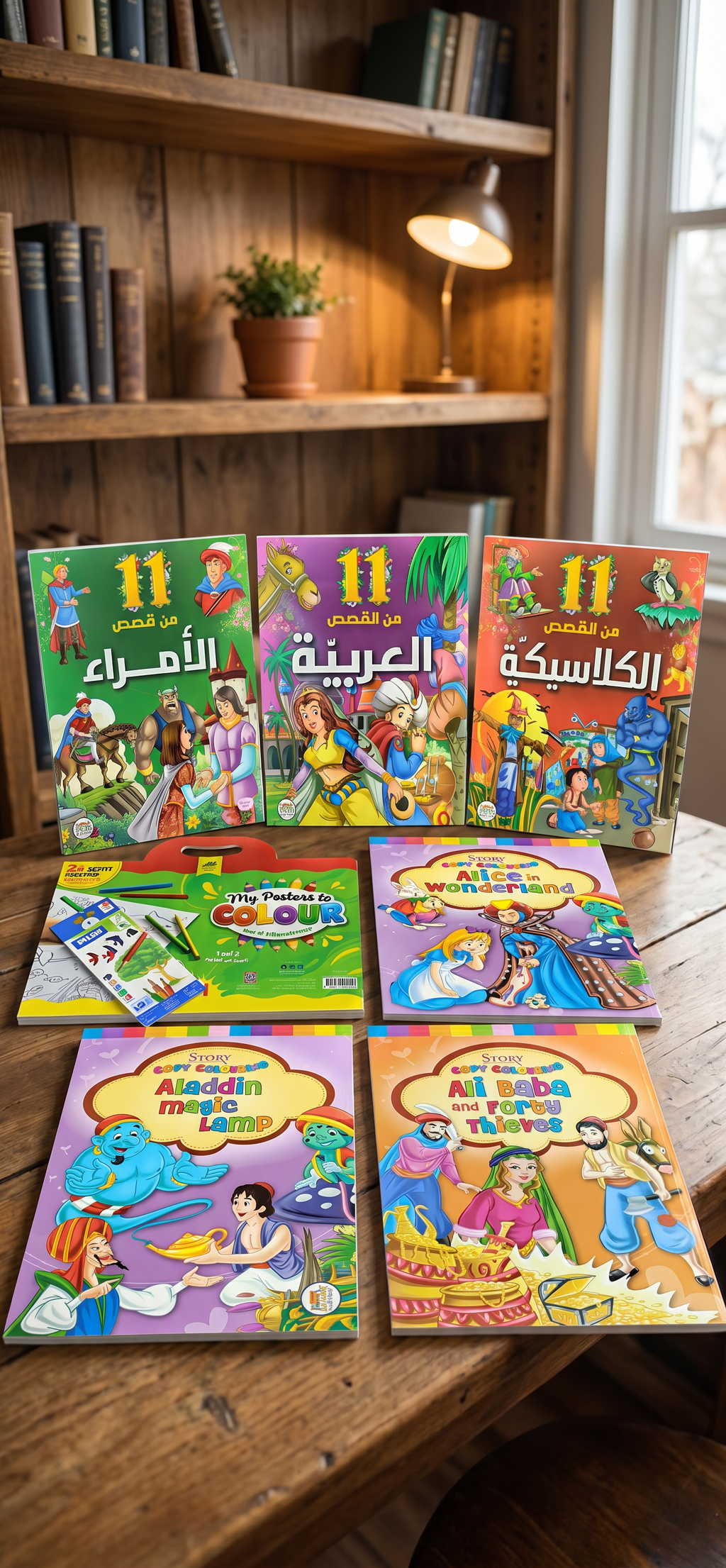 باقة الكتب التعليمية للأطفال